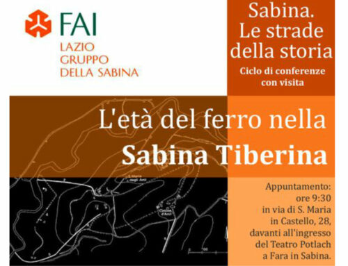 Fara in Sabina, il 28 gennaio: L’età del ferro nella Sabina Tiberina