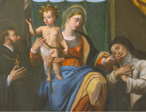 Le immagini della Madonna della Cintola nella basilica di Sant’Agostino a Rieti