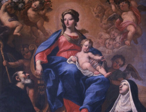 Una Madonna del Rosario di Girolamo Troppa per la cattedrale di Cittaducale