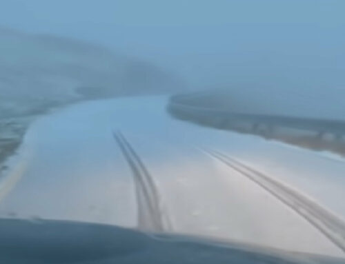 Prima neve della stagione sul Monte Terminillo
