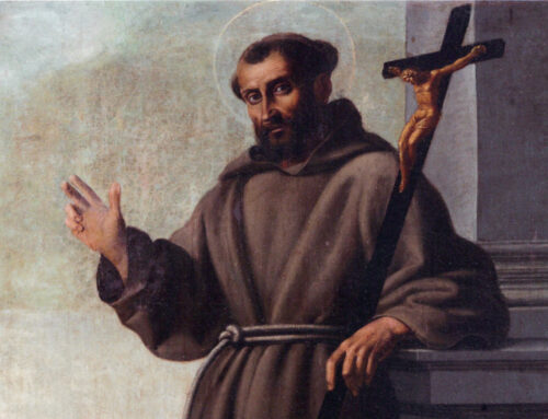 La tela dedicata a San Francesco nella chiesa di San Giovanni Battista a Castelfranco